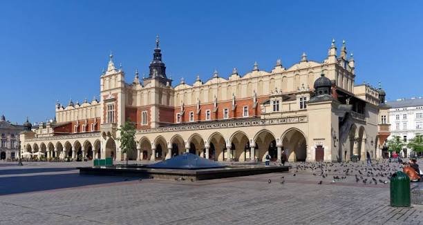 Krakow Main Market Square Cloth Hall Poland